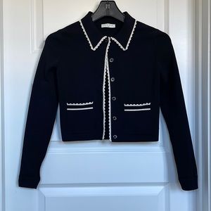 Sandro black cardigan